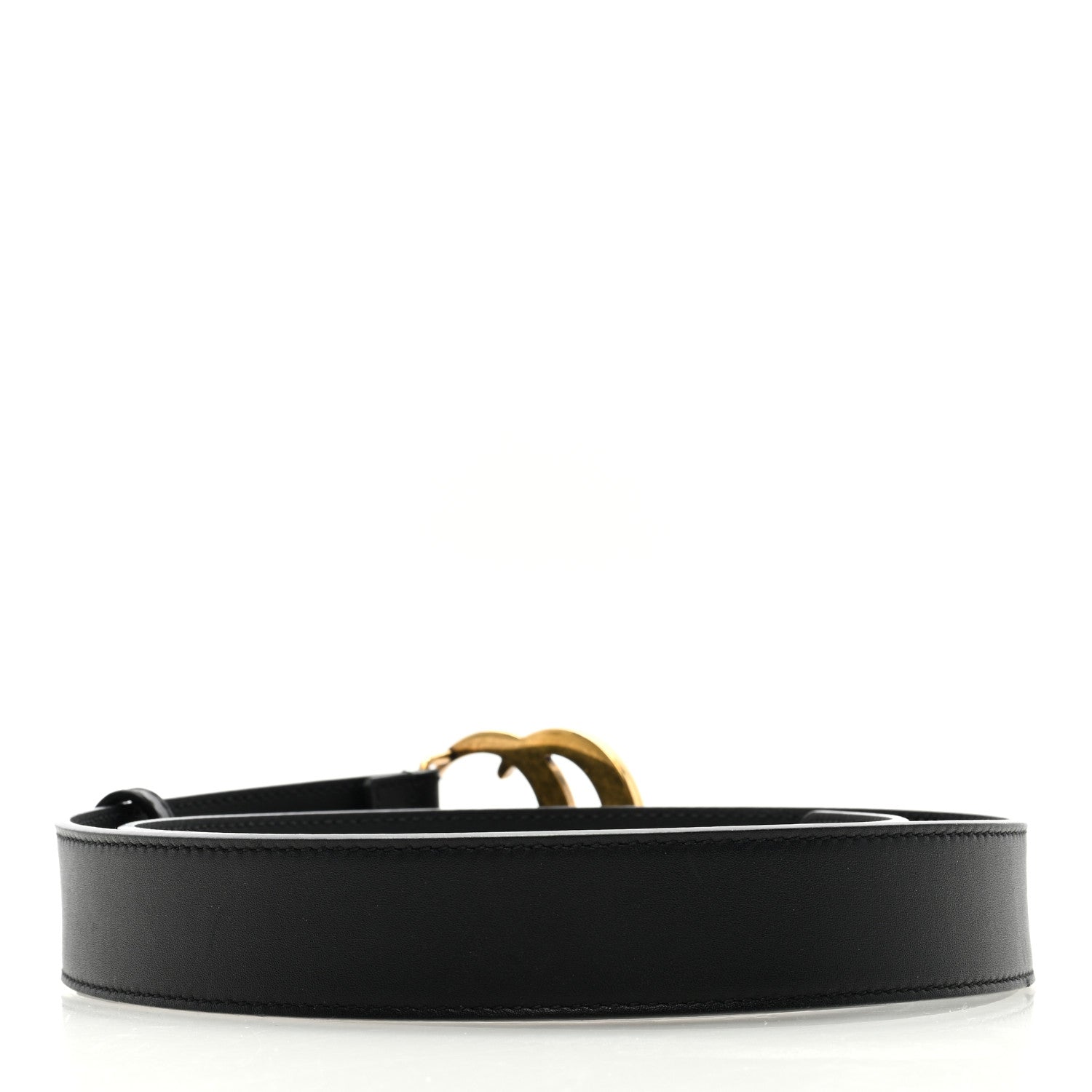Gucci Moon Calfskin Double G 30mm Belt 85 34 Black 2 of 4