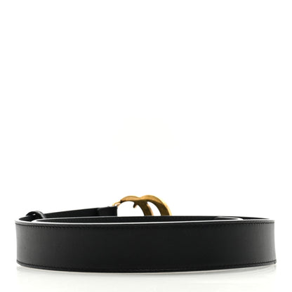 Gucci Moon Calfskin Double G 30mm Belt 85 34 Black 2 of 4