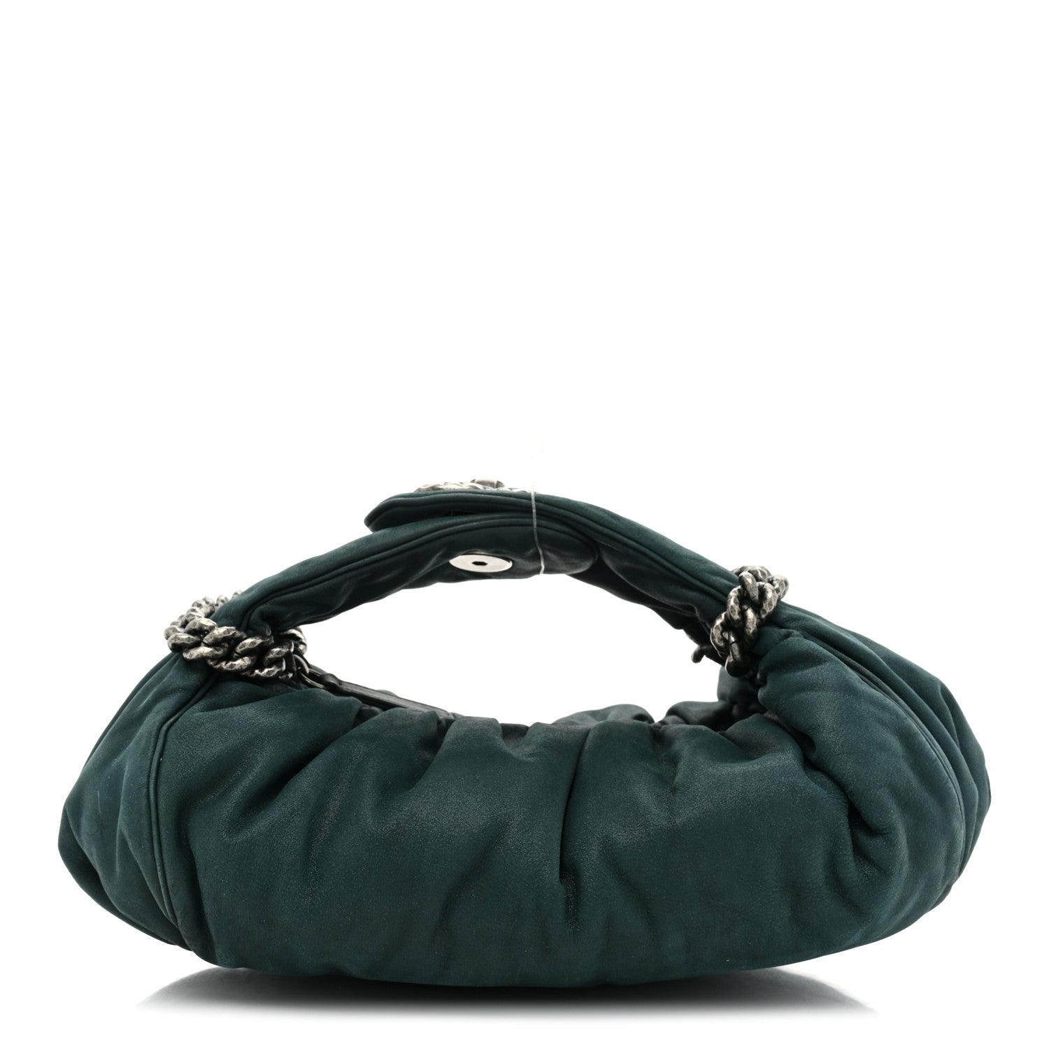 Chanel Iridescent Calfskin Midnight Stones Clutch Dark Green 1 of 13