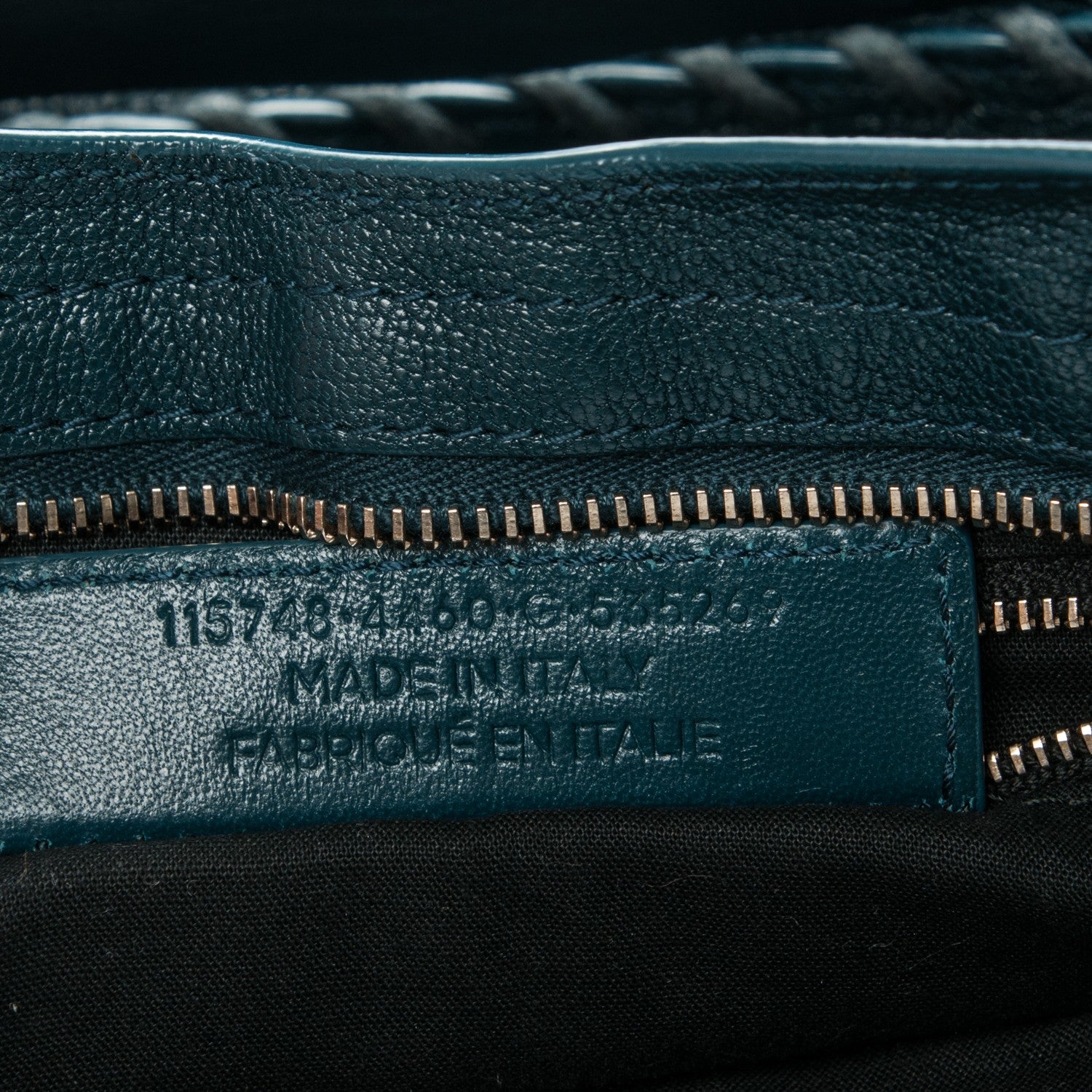 Balenciaga Chevre Gold Metallic Edge Hardware City Bleu Paon 7 of 8