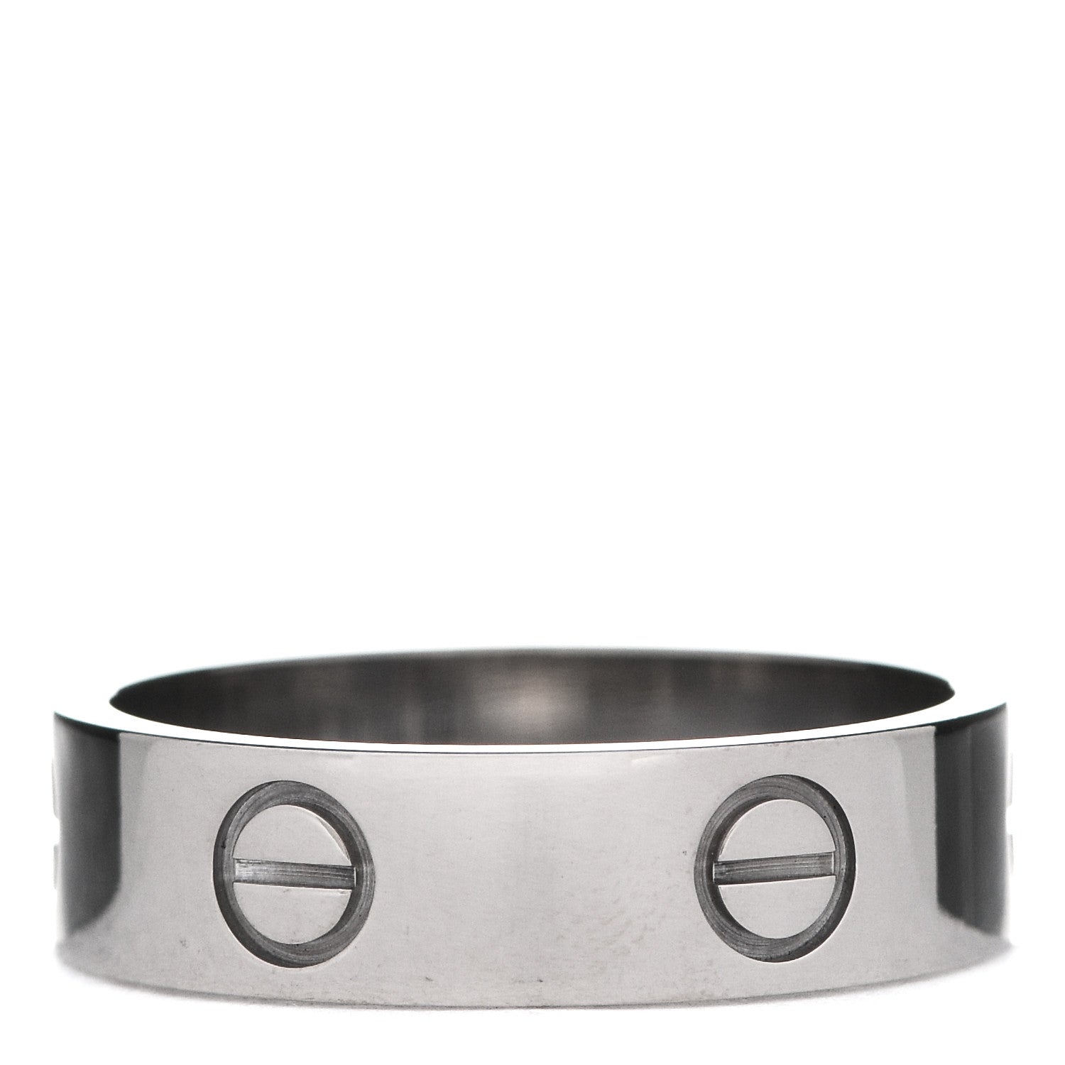Cartier 18K White Gold 5.5mm LOVE Ring 57 8 3 of 4