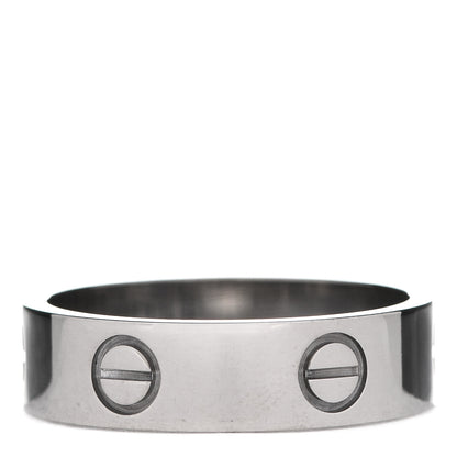 Cartier 18K White Gold 5.5mm LOVE Ring 57 8 3 of 4