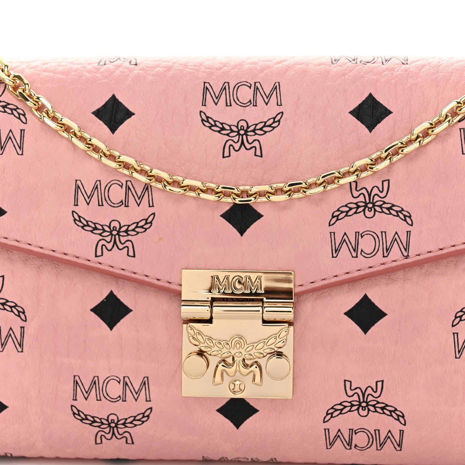 MCM Visetos Small Millie Belt Bag Pink 7 of 10