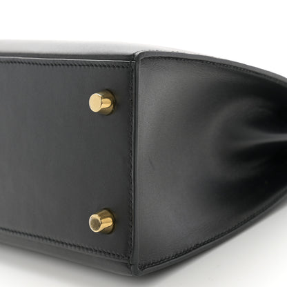 Hermes Tadelakt Kelly Sellier 25 Black 10 of 12