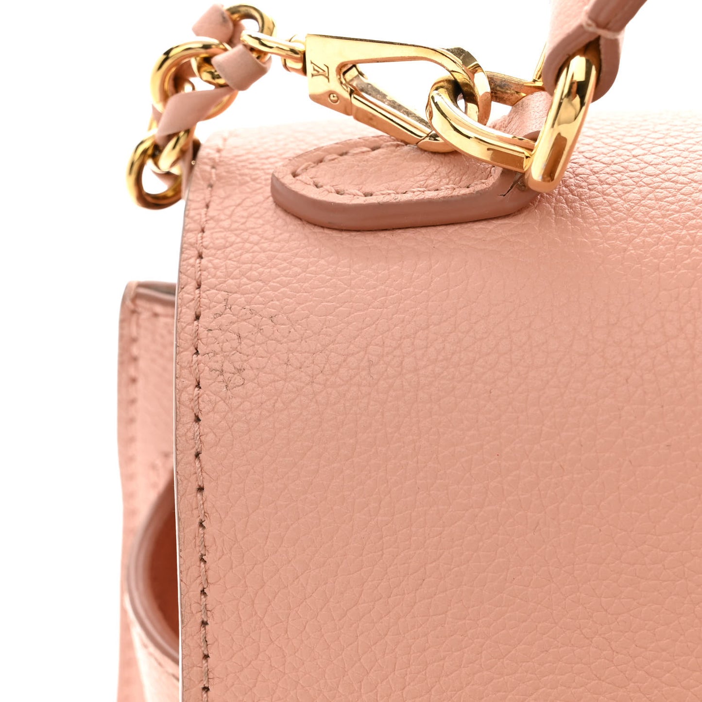 Soft Calfskin Mini Lockme Rose Trianon