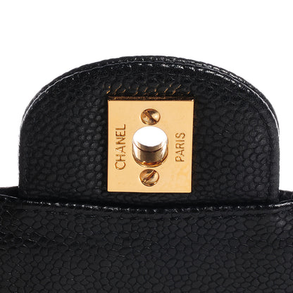 Chanel Caviar Quilted Medium Double Flap Black 5 of 8