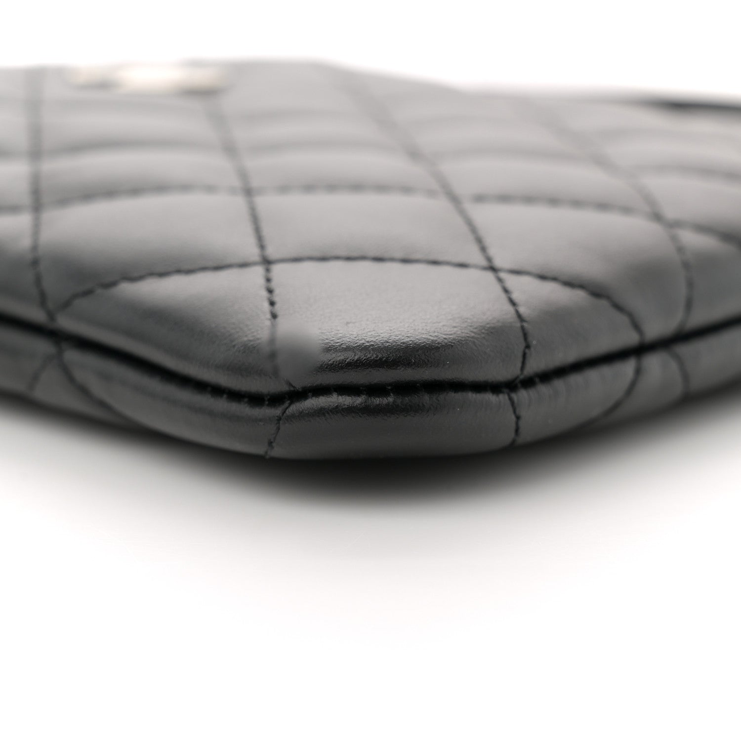 Chanel Lambskin Quilted Crossbody Bag Black 9 of 10