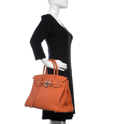 Hermes Togo Birkin 35 Orange 2 of 37