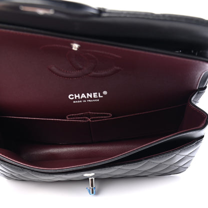 Chanel Lambskin Quilted Medium Double Flap Black 4 of 6