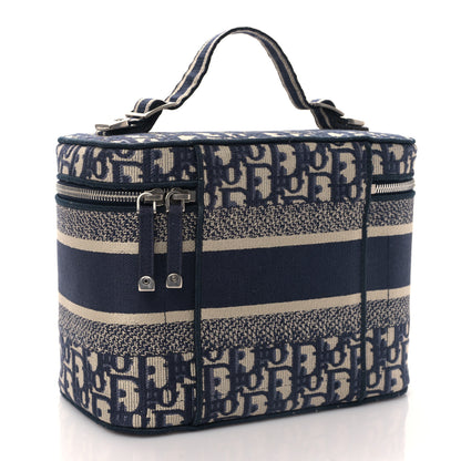 Christian Dior Oblique Diortravel Vanity Case Blue 3 of 8
