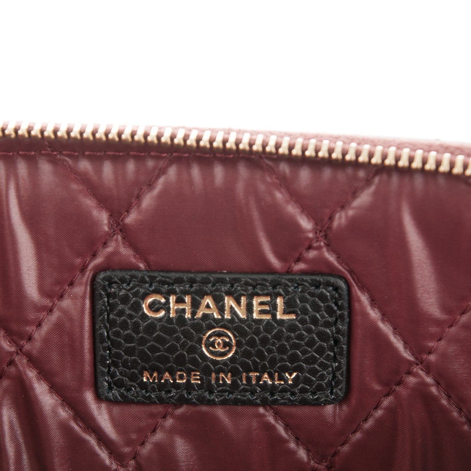 Chanel Caviar Quilted Medium Cosmetic Case Black 6 of 7