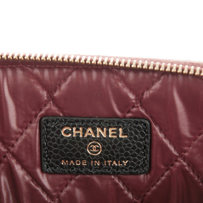 Chanel Caviar Quilted Medium Cosmetic Case Black 6 of 7