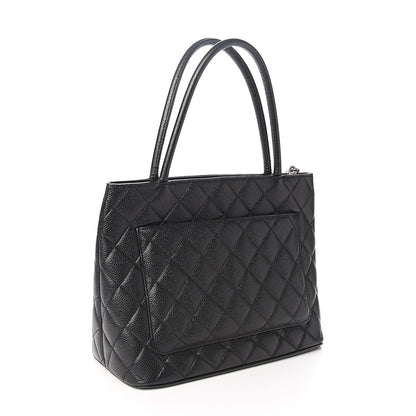 Chanel Caviar Quilted Medallion Tote Black 2 of 9