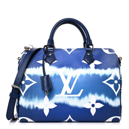 Louis Vuitton Monogram Escale Speedy Bandouliere 30 Blue 1 of 8