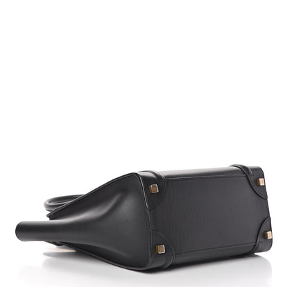 Celine Smooth Calfskin Micro Luggage Black 4 of 13