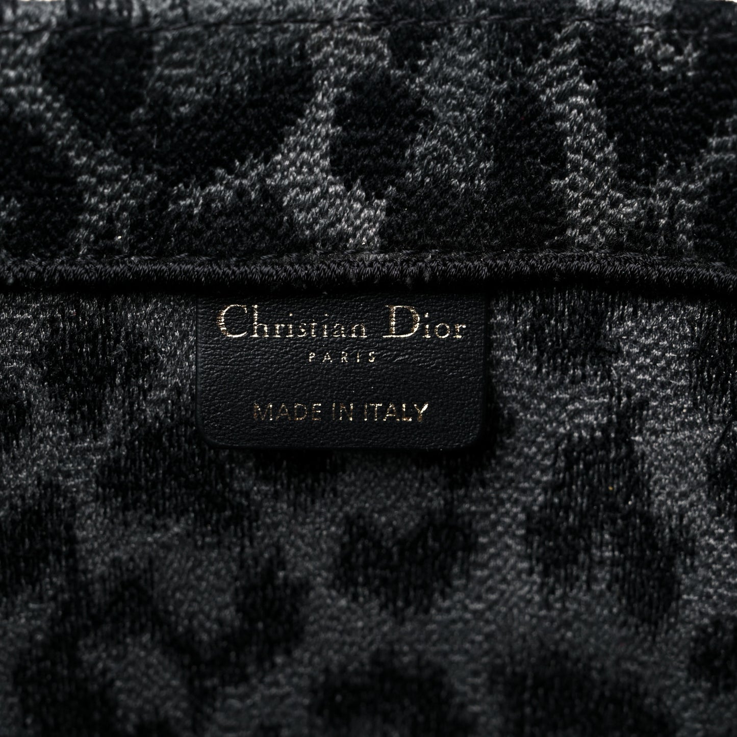 Canvas Mizza Embroidered Large Leopard Book Tote Grey