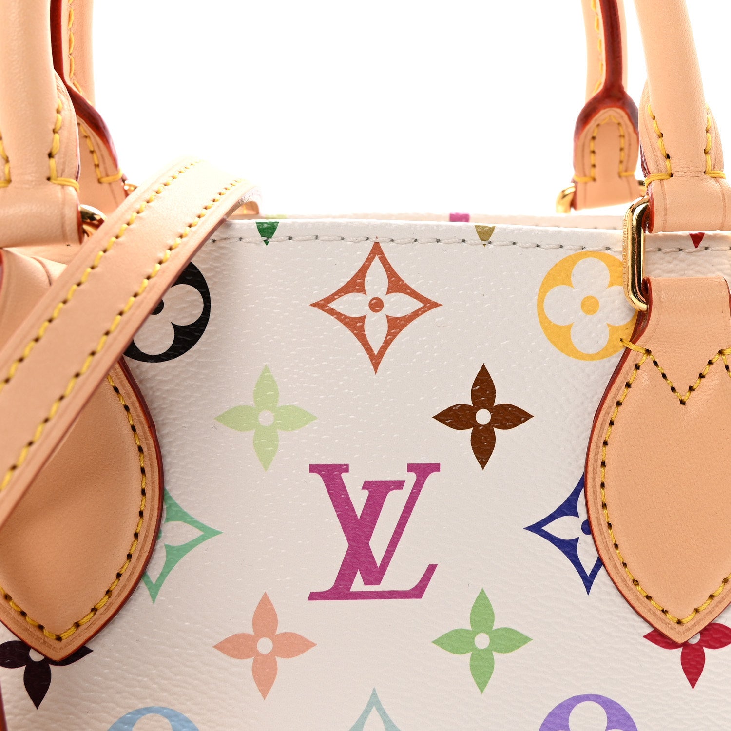 Louis Vuitton LV X TM Monogram Multicolor Onthego PM White 7 of 9