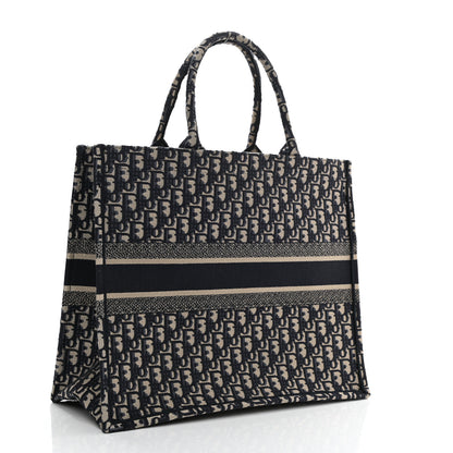 Christian Dior Oblique Book Tote Blue Multicolor 3 of 11
