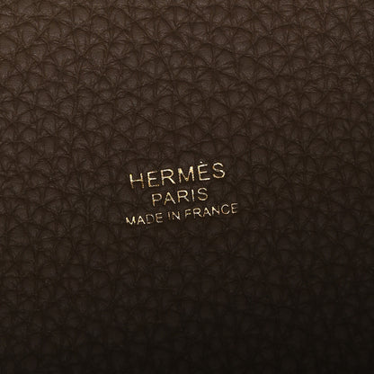 Hermes Taurillon Clemence Picotin Lock 18 PM Etoupe 6 of 13