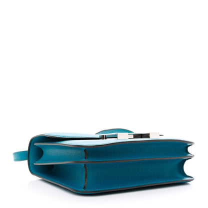 Hermes Tadelakt Constance 18 Bleu Izmir 4 of 14