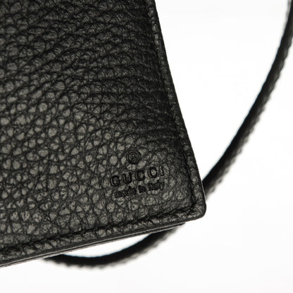Gucci Dollar Calfskin Mini Swing Wallet Bag Black 6 of 7