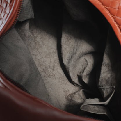 Bottega Veneta Nappa Intrecciato Large Belly Veneta Hobo Rust 8 of 8