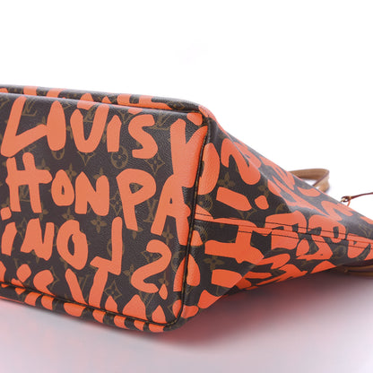 Louis Vuitton Monogram Graffiti Neverfull GM Orange 7 of 10