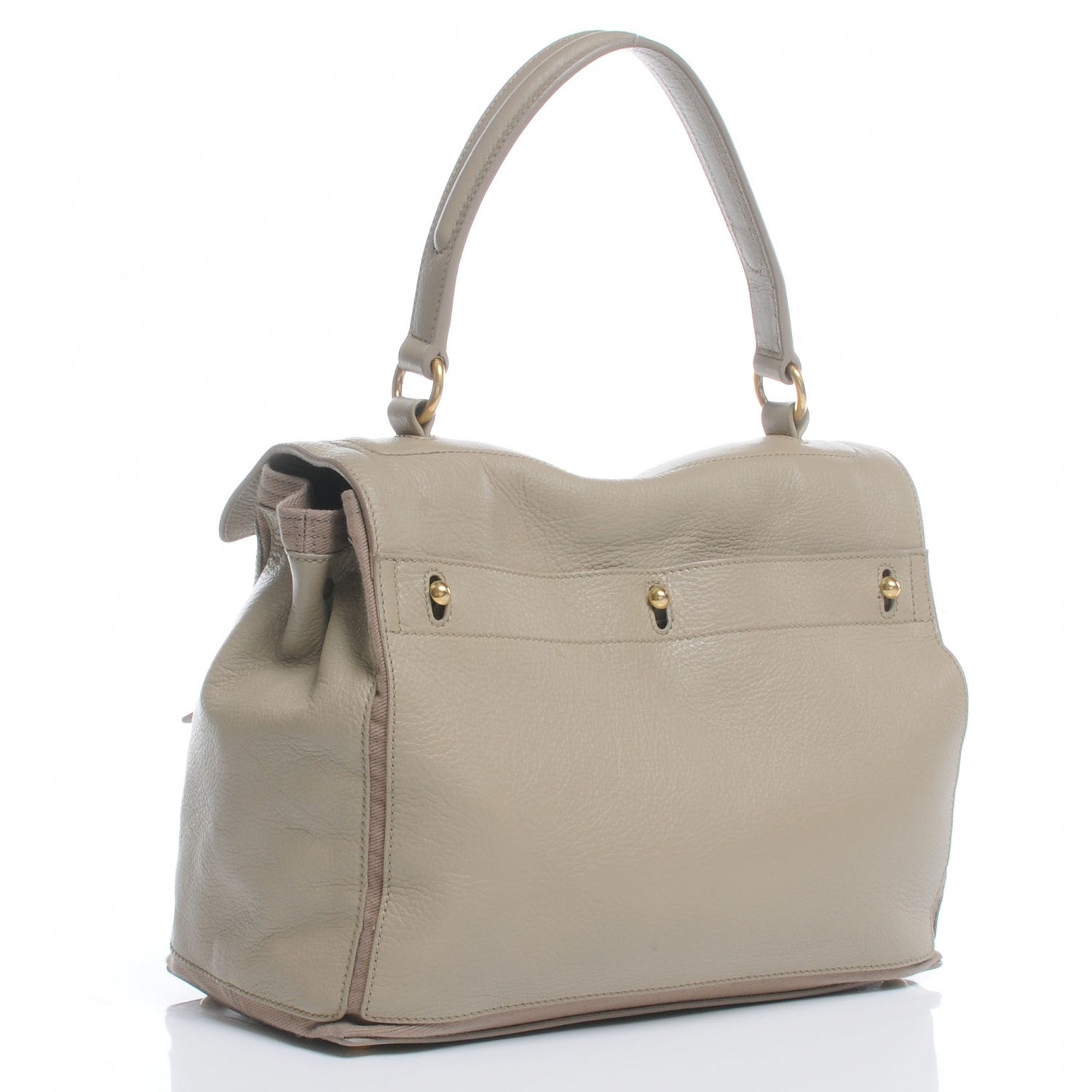 Saint Laurent Leather Medium Muse Two Beige 3 of 7
