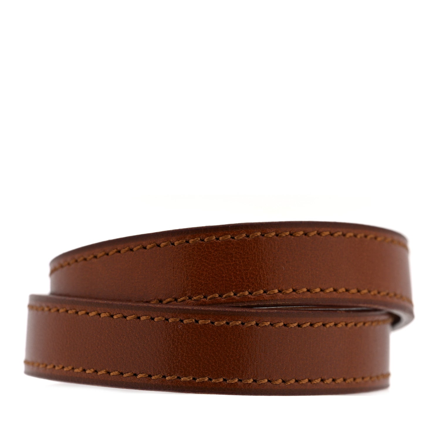 Hermes Barenia Kelly Double Tour Bracelet Fauve 3 of 5