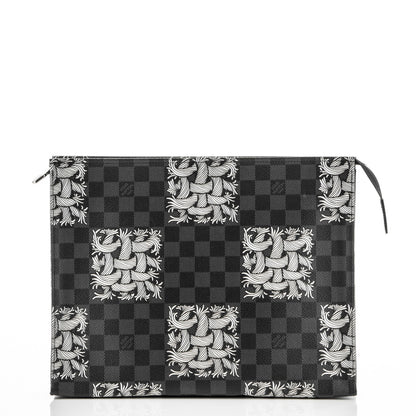 Louis Vuitton Damier Graphite Rope Pochette Voyage White 1 of 7