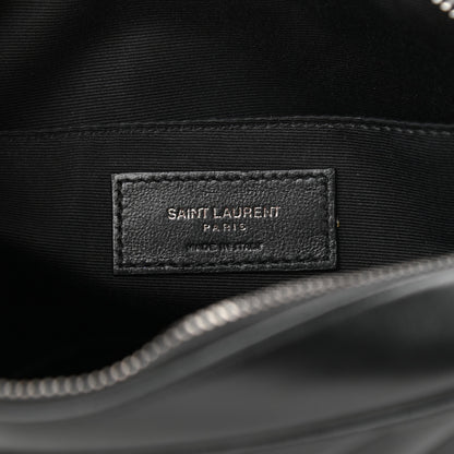 Saint Laurent Calfskin Matelasse Monogram Lou Camera Bag Black 6 of 10