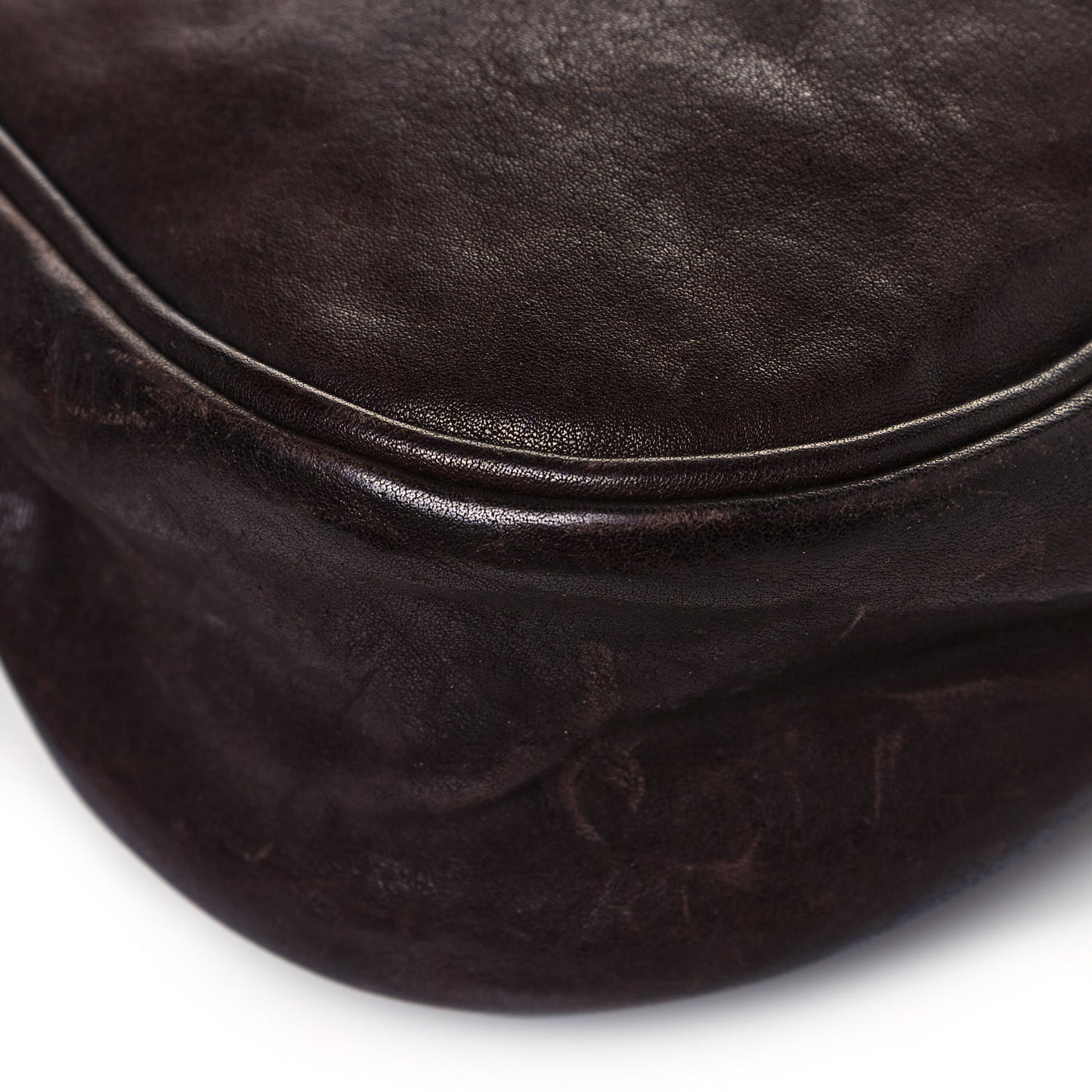 Calfskin Large Gaucho Double Saddle Bag Brown