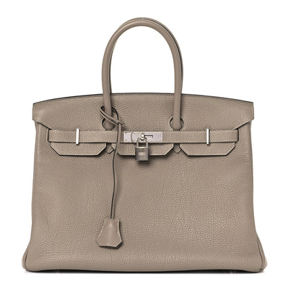 Hermes Togo Birkin 35 Gris Tourterelle 1 of 14