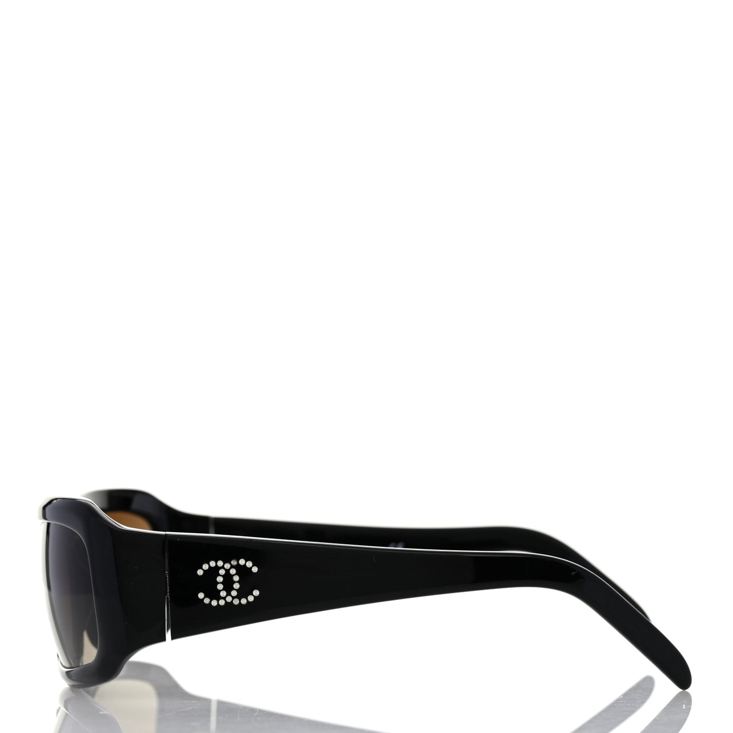 Acetate Crystal CC Sunglasses 5064 Black