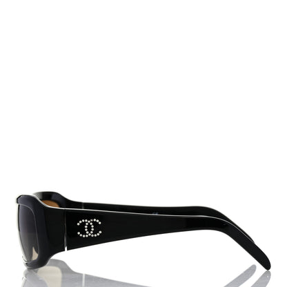 Chanel Acetate Crystal CC Sunglasses 5064 Black 3 of 9