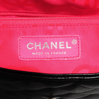 Chanel Calfskin Quilted Large Cambon Flap Black 6 of 8