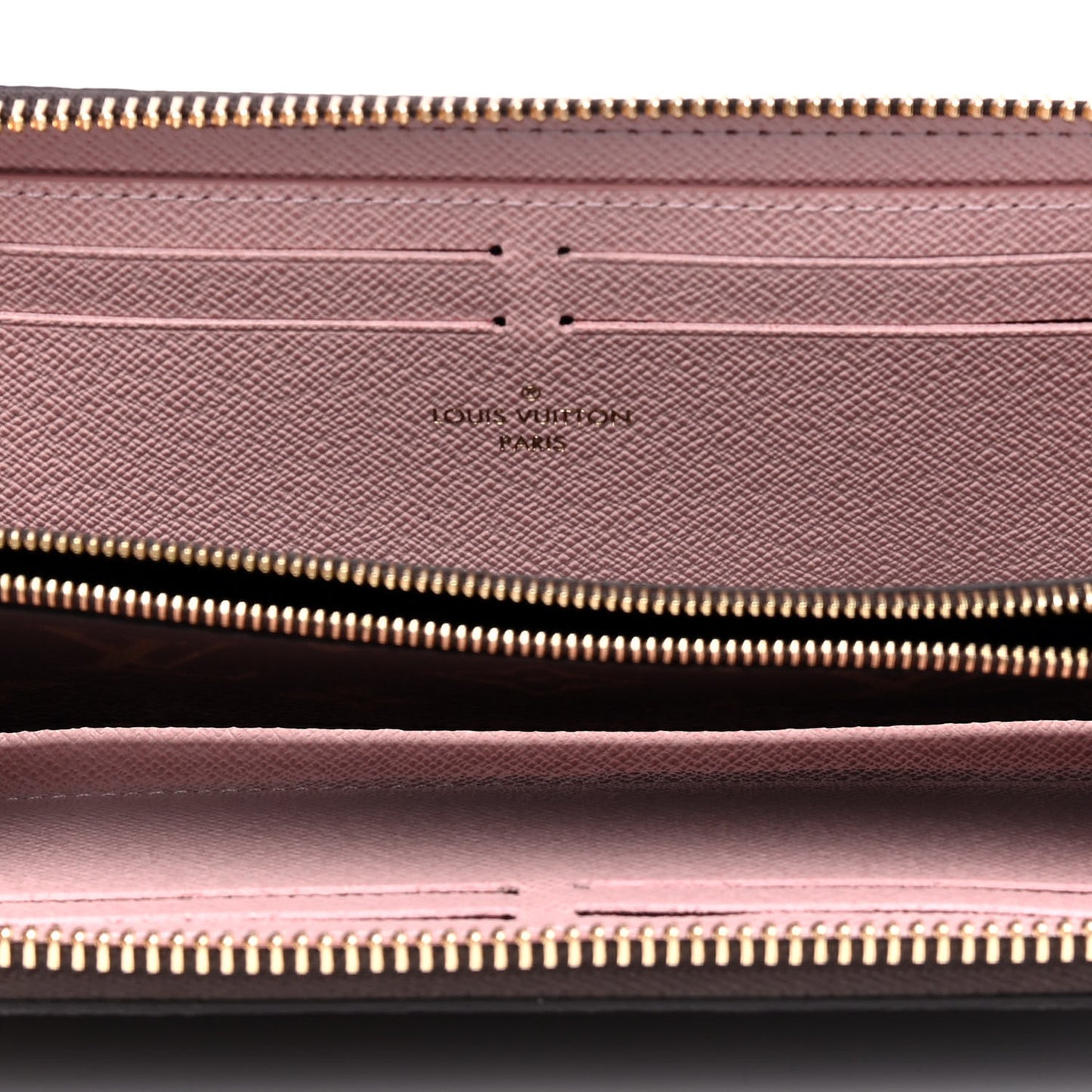 Monogram Clemence Wallet Rose Ballerine