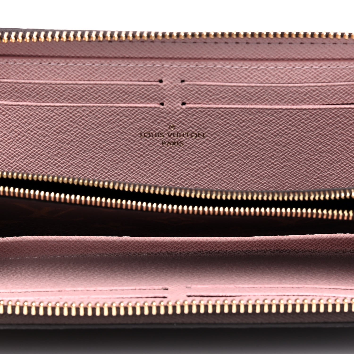 Louis Vuitton Monogram Clemence Wallet Rose Ballerine 3 of 4