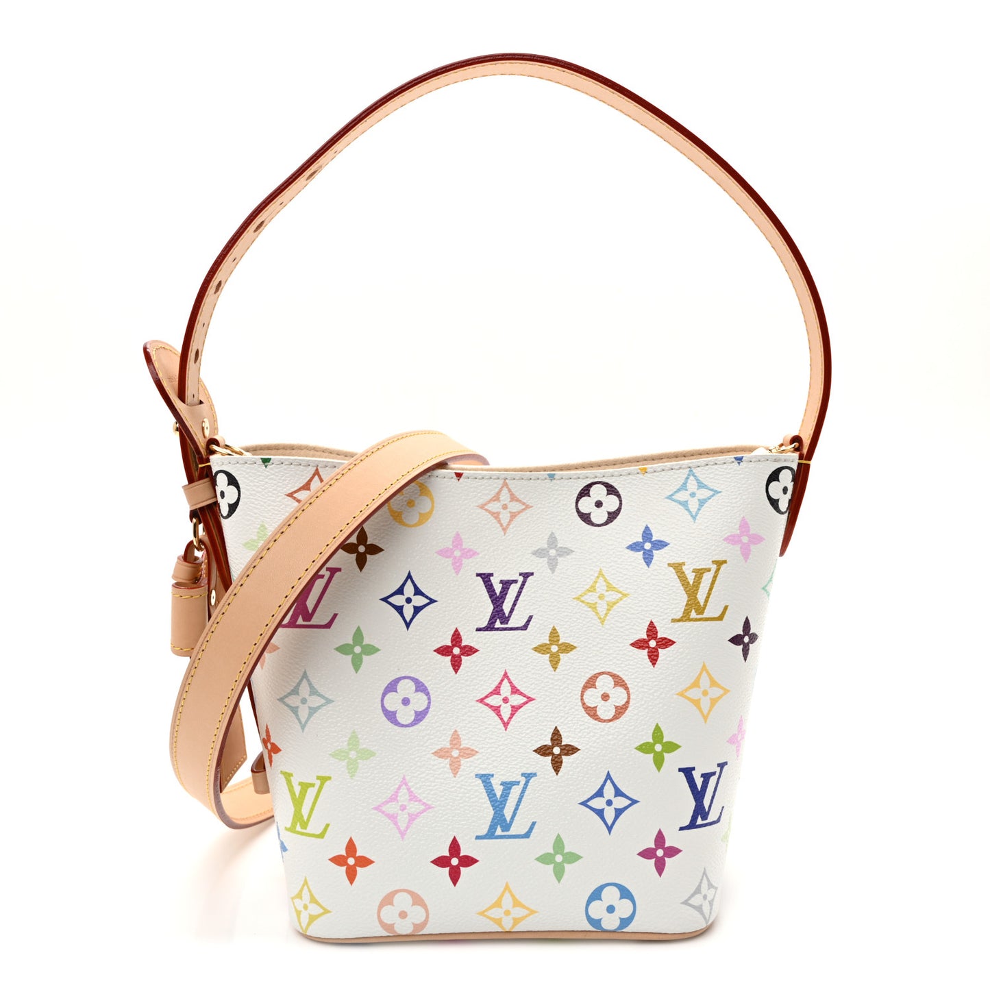 LV X TM Monogram Multicolor All In BB White
