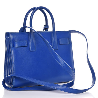 Saint Laurent Calfskin Nano Sac De Jour Royal Blue 3 of 7