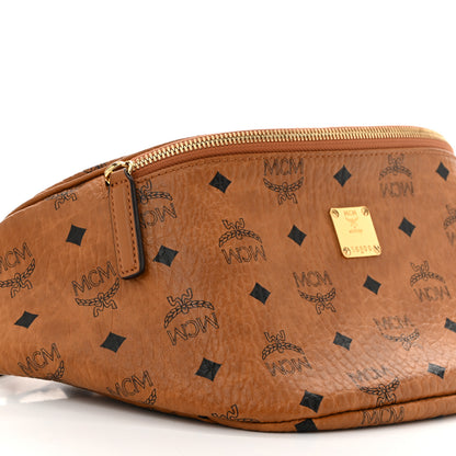 MCM Visetos Stark Belt Bag Cognac 8 of 9