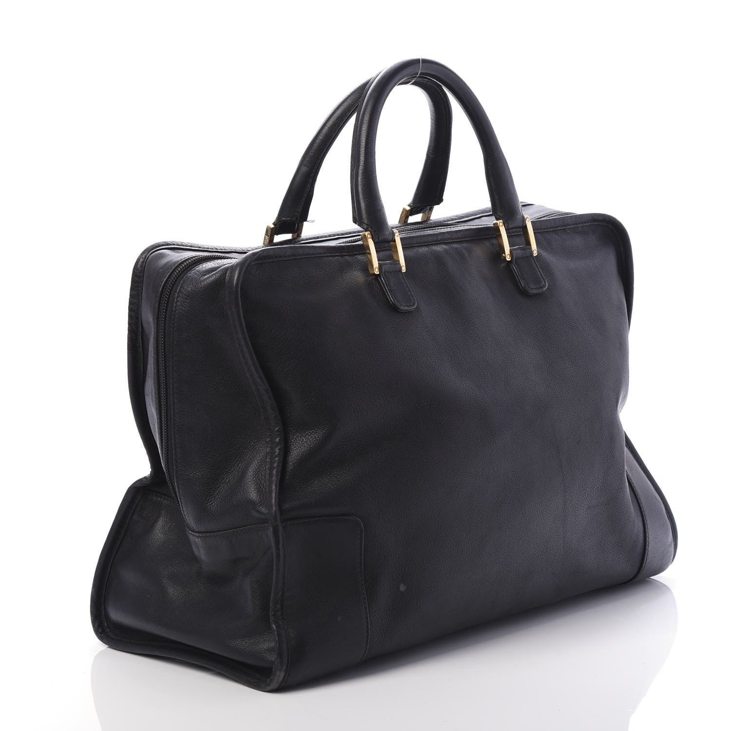 Loewe Calfskin Amazona Weekender Tote Black 3 of 13