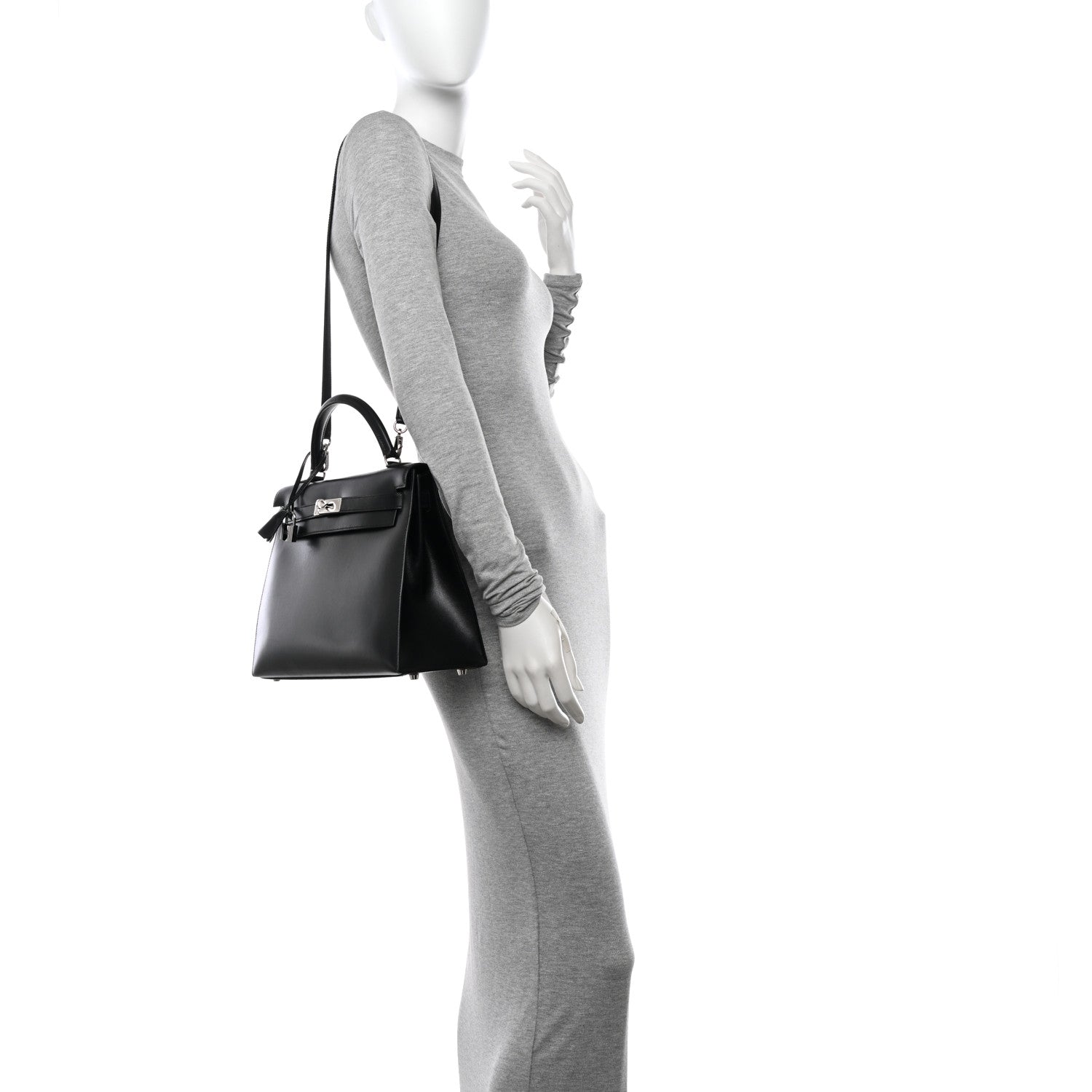 Hermes Box Kelly Sellier 32 Black 2 of 13