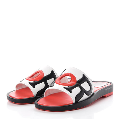 Christian Dior Calfskin Marina Slides 37.5 White 2 of 10
