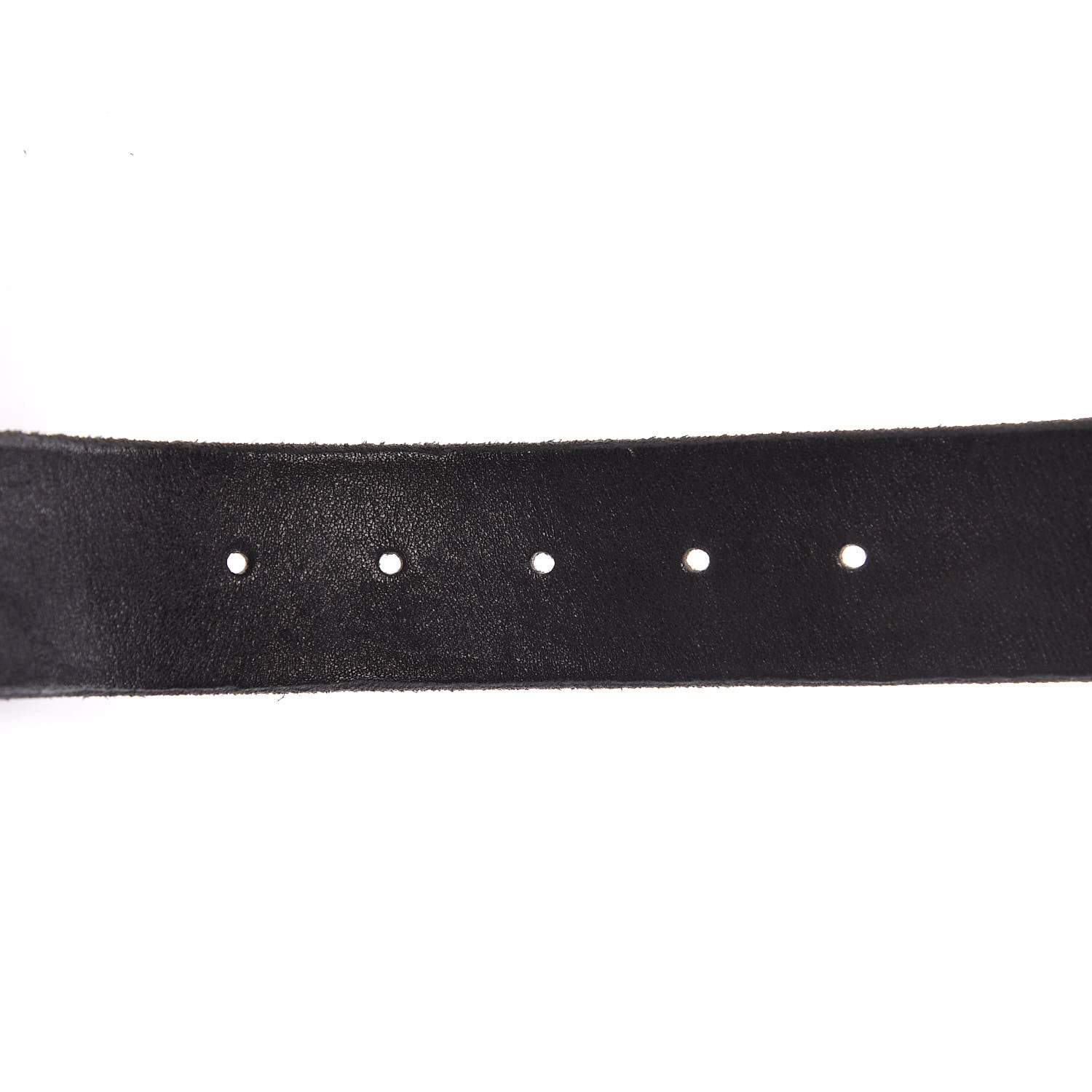 Gucci Faded Calfskin Double G 40mm Belt 75 30 Black 5 of 7