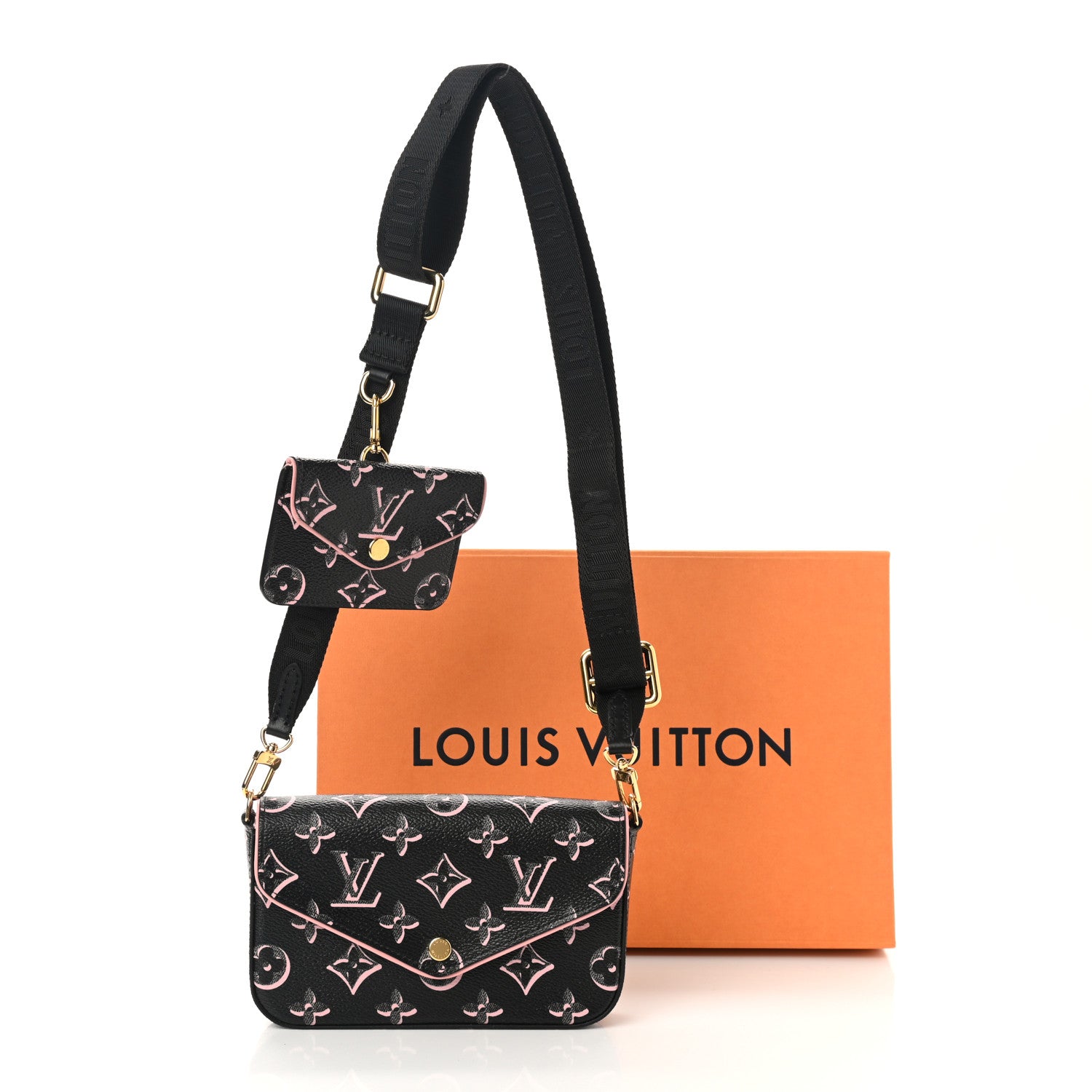 Louis Vuitton Monogram Fall For You Felicie Strap & Go Black 9 of 11