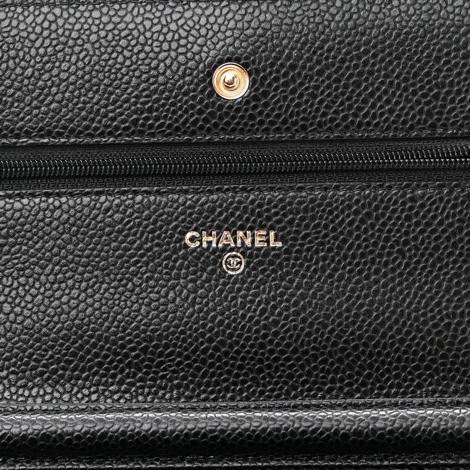 Chanel Caviar Quilted Wallet On Chain WOC Black 6 of 10
