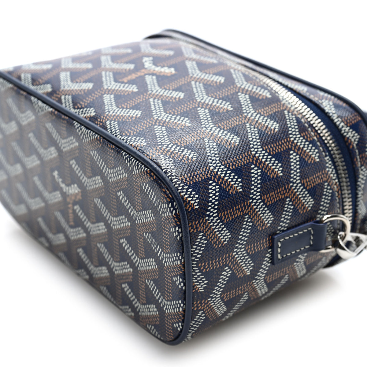 Goyardine Muse Mini Vanity Case Navy