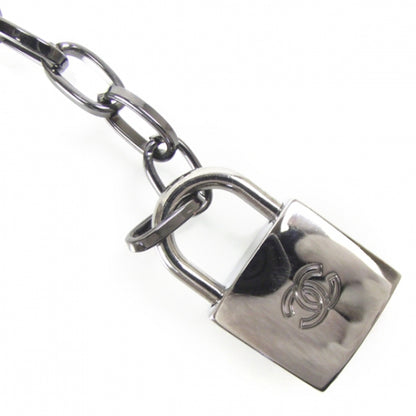 Chanel Gunmetal Chain Lock Charm Belt 3 of 4