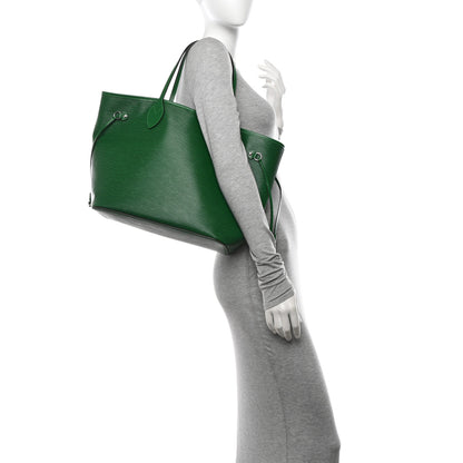 Louis Vuitton Epi Neverfull MM Borneo Green 2 of 10